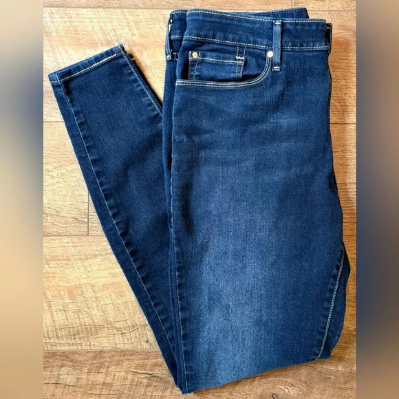 Signature by Levi Strauss Mid Rise Skinny Jeans Sz. 14L 32x32 Long - Picture 5 of 6